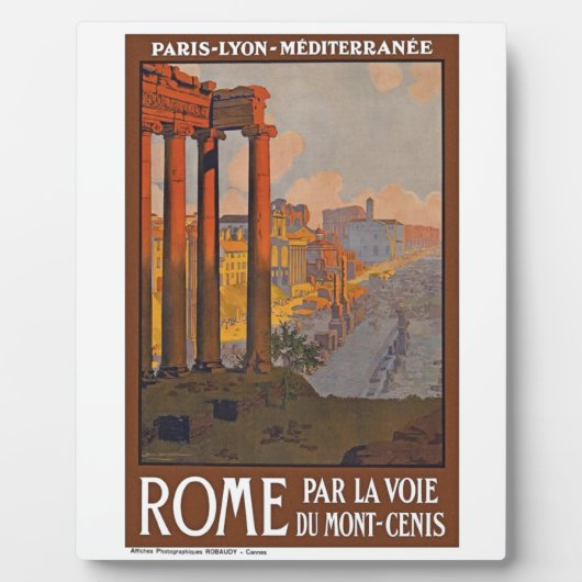 Ancient Rome Travel and Malerei Fotoplatte (Vorderseite)