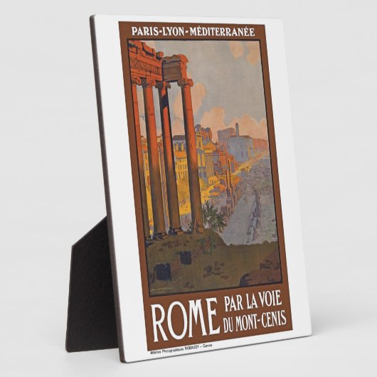 Ancient Rome Travel and Malerei Fotoplatte (Seite)
