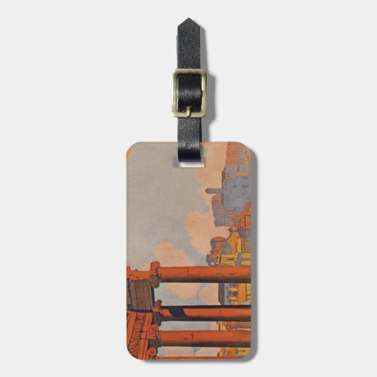 Ancient Rome Travel and Malerei Gepäckanhänger (Vorderseite vertikal)