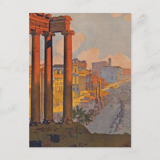 Ancient Rome Travel and Malerei Postkarte (Vorderseite)