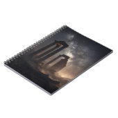Ancient Ruins Starry Galaxy Notebook Notizblock (Linke Seite)
