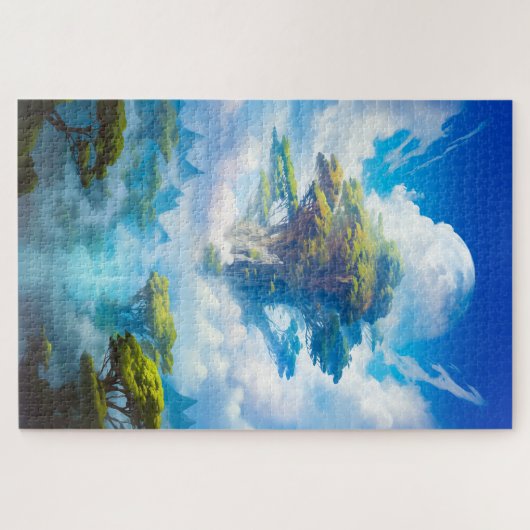 Ancient Sky Forest - Fantasy Art Puzzle (Horizontal)