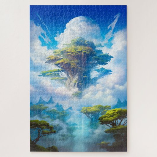 Ancient Sky Forest - Fantasy Art Puzzle (Vertikal)