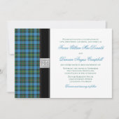 Ancient Smith Tartan Wedding Einladung (Vorderseite)