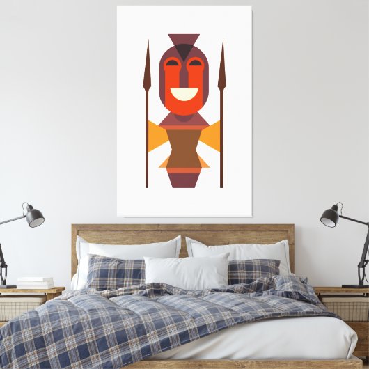 Ancient Soldier Leinwanddruck (Insitu (Schlafzimmer))