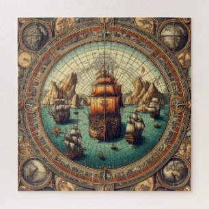 Ancient Spanish Sailing Ship, Karte 3 Puzzle