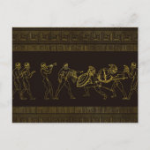 Ancient Sparta Greece-Szene auf griechischem Muste Postkarte (Vorderseite)