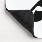 Ancient Spartan Soldier Helmet Black Mousepad (Ecke)