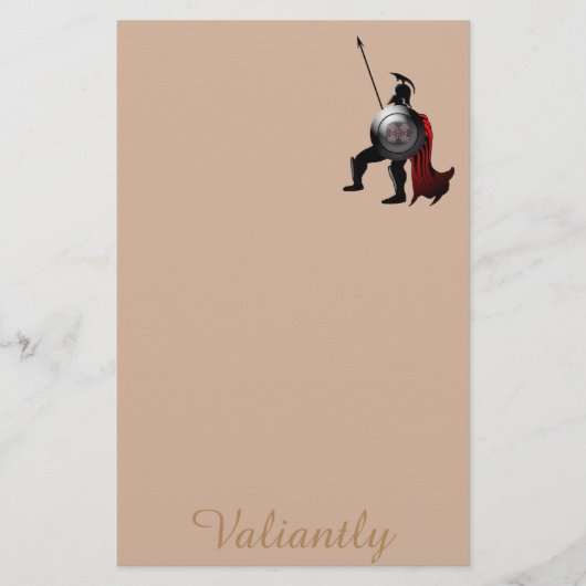 Ancient Spartan Warrior Briefpapier (Vorderseite)