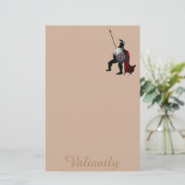 Ancient Spartan Warrior Briefpapier (Stehend Vorderseite)