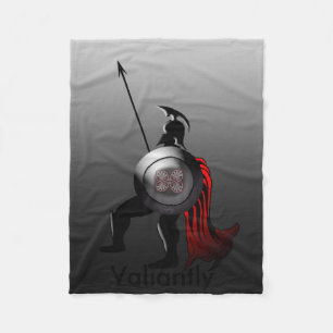 Ancient Spartan Warrior Fleecedecke