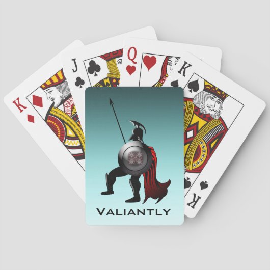 Ancient Spartan Warrior Spielkarten (Rückseite)