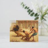 Ancient Sport von Kilburne Postkarte (Stehend Vorderseite)