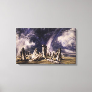 Ancient Stonehenge Monument (von John Constable) Leinwanddruck