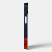 Ancient Stonehenge & Mystical Red Full Moon Case-Mate iPhone Hülle (Rückseite / Rechts)