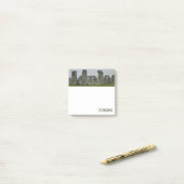 Ancient Stonehenge Square Post-it Klebezettel (Auf Schreibtisch)