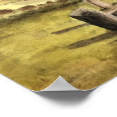 Ancient Stones, Irland, Aquarell, Poster (Ecke)