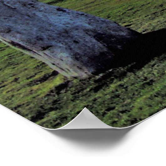 Ancient Stones under Pagan Skies Poster Print (Ecke)