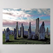 Ancient Stones under Pagan Skies Poster Print (Vorne)