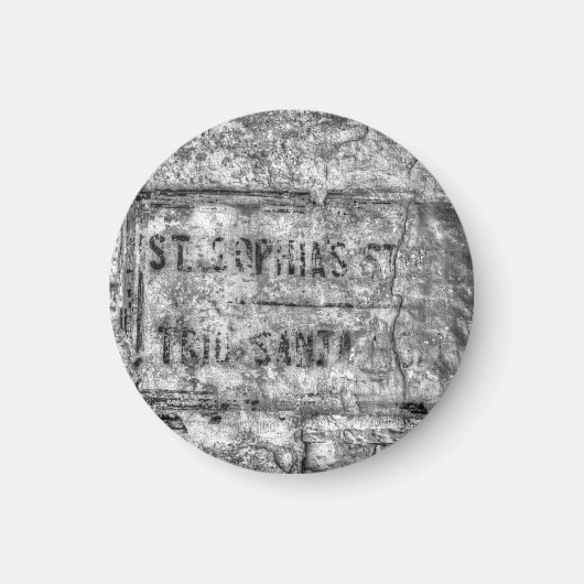 Ancient Street Sign Malta Magnet (Vorne)