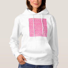 Ancient Sumerian Mesopotamian Muster Pink Hoodie
