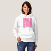 Ancient Sumerian Mesopotamian Muster Pink Hoodie (Vorne ganz)