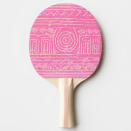 Ancient Sumerian Mesopotamian Muster Pink Tischtennis Schläger
