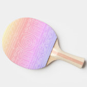 Ancient Sumerian Mesopotamian Muster Pink Tischtennis Schläger (Seitenansicht)