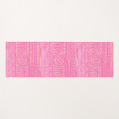 Ancient Sumerian Mesopotamian Muster Pink Yogamatte (Vorderseite (Horizontal))