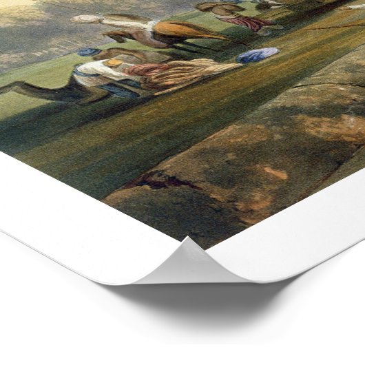 Ancient Temple at Hulwud, from Volume I of 'Scener Poster (Ecke)