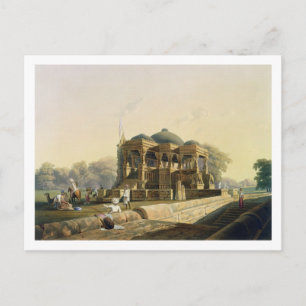 Ancient Temple at Hulwud, from Volume I of 'Scener Postkarte