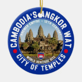 Ancient Temples of Cambodia – Angkor Wat Keramik Ornament (Vorne)