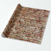 Ancient Textured Brick Wall Lal Killa indiziert Geschenkpapier (Ungerollt)