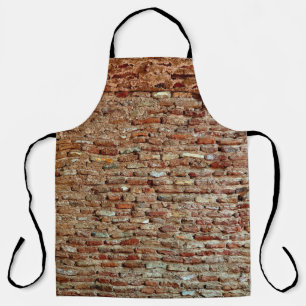 Ancient Textured Brick Wall Lal Killa indiziert Schürze