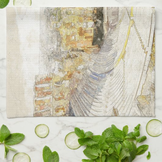 Ancient Theatre Athens Griechenland Küchentücher (Gefaltet)