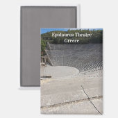 Ancient Theatre of Epidaurus Greece Magnet (Vorderseite/Rückseite)