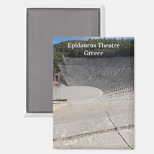 Ancient Theatre of Epidaurus Greece Magnet (Vorderseite/Rückseite)