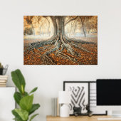 Ancient Tree Roots Poster (Heimbüro)