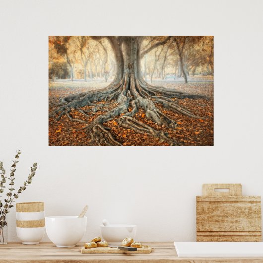 Ancient Tree Roots Poster (Küche)