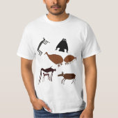 Ancient Tribal Earth Art - Ancient Animals T - Shi T-Shirt (Vorderseite)