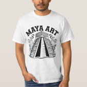 Ancient Vibes: Maya Art T-Shirt (Vorderseite)