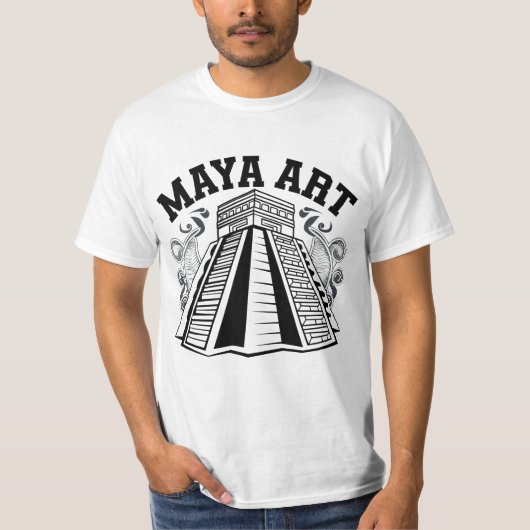 Ancient Vibes: Maya Art T-Shirt (Vorderseite)