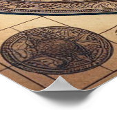 Ancient Viking Sailing Ships 4 Poster (Ecke)