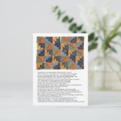 Ancient Wari Stepped Diamond Motif Postcard Postkarte (Stehend Vorderseite)