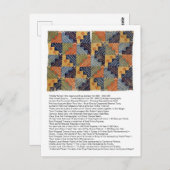 Ancient Wari Stepped Diamond Motif Postcard Postkarte (Vorne/Hinten)