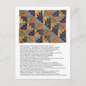 Ancient Wari Stepped Diamond Motif Postcard Postkarte (Vorderseite)