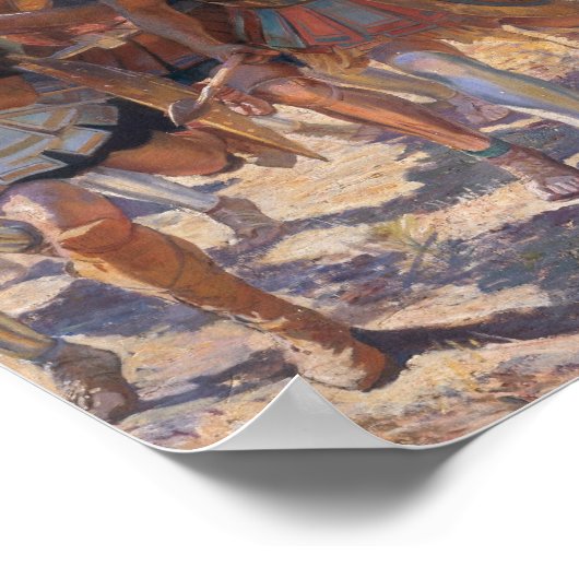 Ancient Warriors Poster (Ecke)