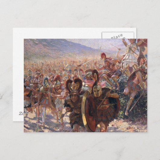 Ancient Warriors Postkarte (Vorne/Hinten)