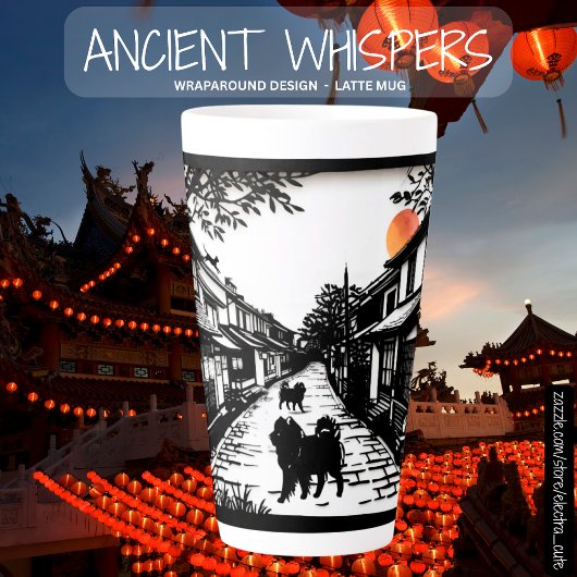 ANCIENT WHISPERS Chow Latte Tasse