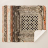 Ancient window in Nasal Chowk Courtyard of Hanuman Sherpadecke (Vorderseite (Horizontal))